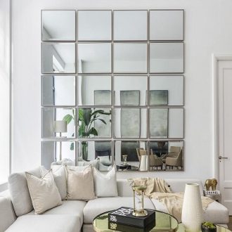 بزرگ جلوه دادن فضای منزل با استفاده از شیشه و آینه